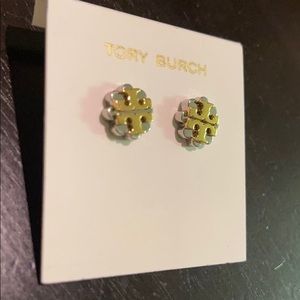 Tory Burch Logo Earrings